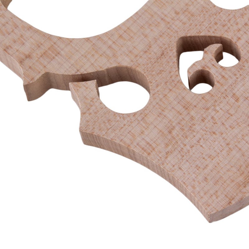 Mxfans Cello Bridge 4/4 Full Size Burlywood Maple Bridge for Cello Strings Wood Set of 5 - Image 5